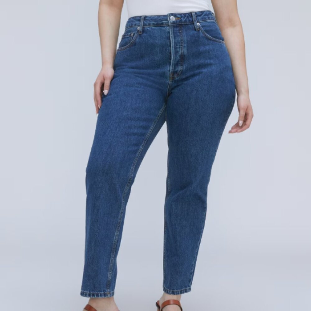 NWT Everlane 90s Cheeky Jean Hourglass - High-Rise, Curvy, StraighT SIZE 25